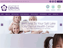 Tablet Screenshot of dentalprosutah.com